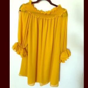 CeCe chiffon tunic dress